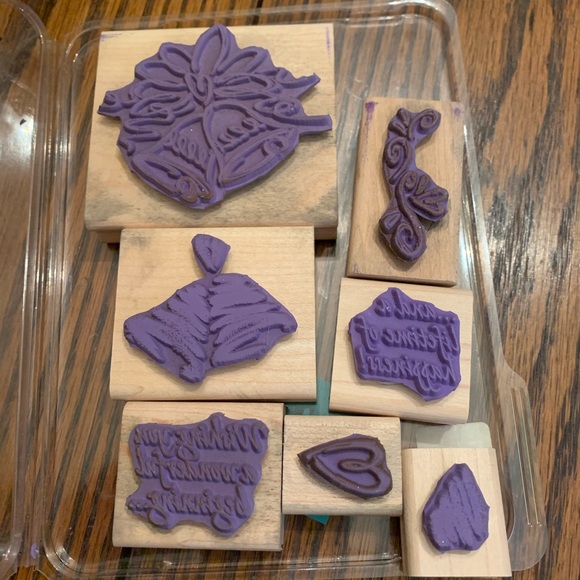 A Lifetime of Happiness rubber stamp set - Picture 5 of 5